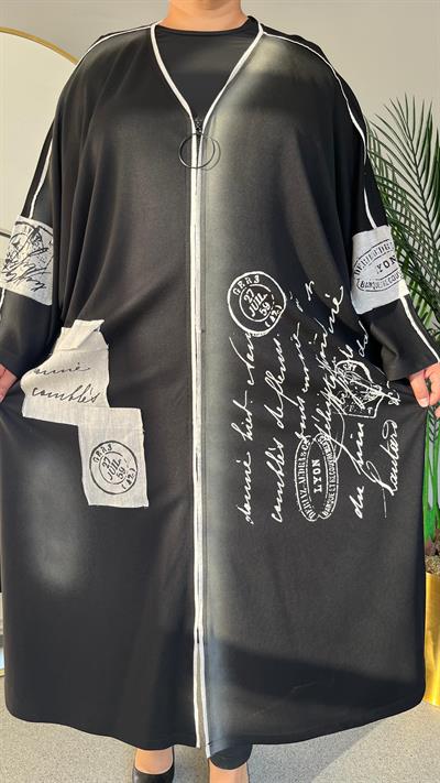 Selma Büyük Beden Yarasa Kol Kap