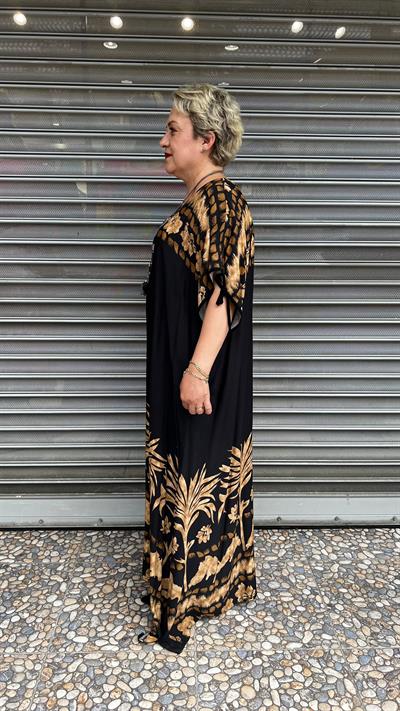 Selma Büyük Beden Yazlık Özel Tasarım Elbise