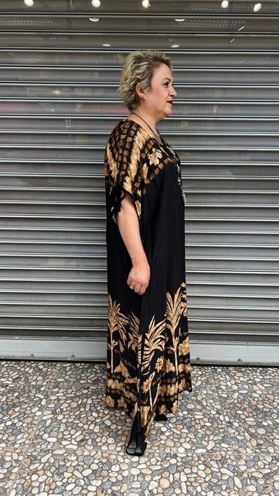 Selma Büyük Beden Yazlık Özel Tasarım Elbise