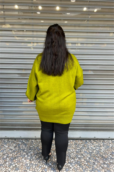 Selma Büyük Beden Yünlü Hırka