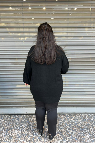 Selma Büyük Beden Yünlü Hırka