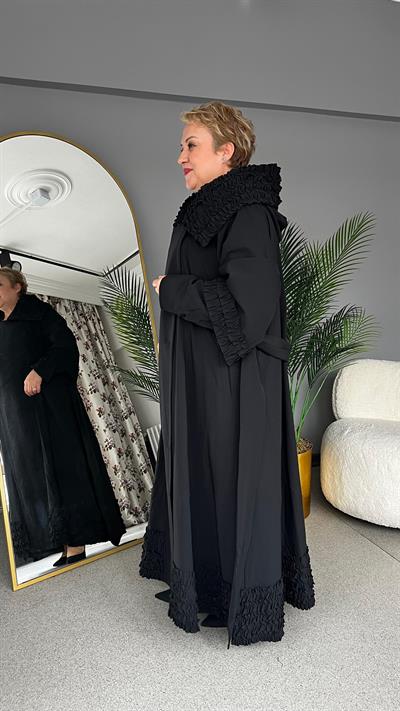 Selma Büyük Beden Zarif İşlemeli Kap