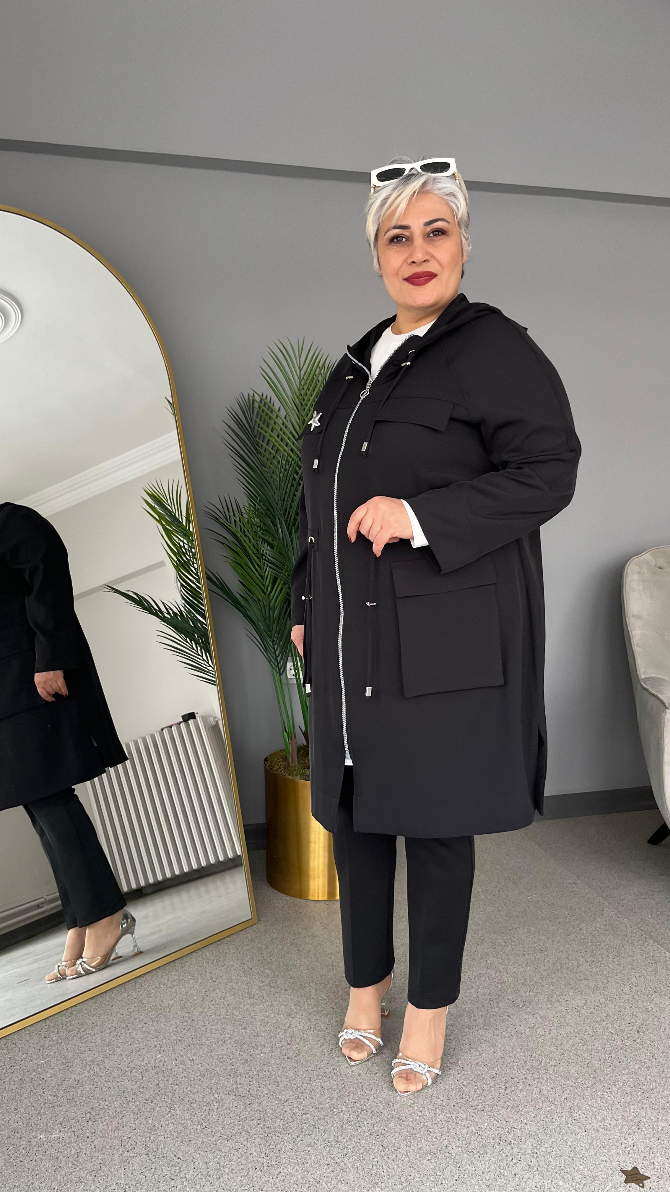 SELMA BÜYÜK BEDEN MEVSİMLİK KAP