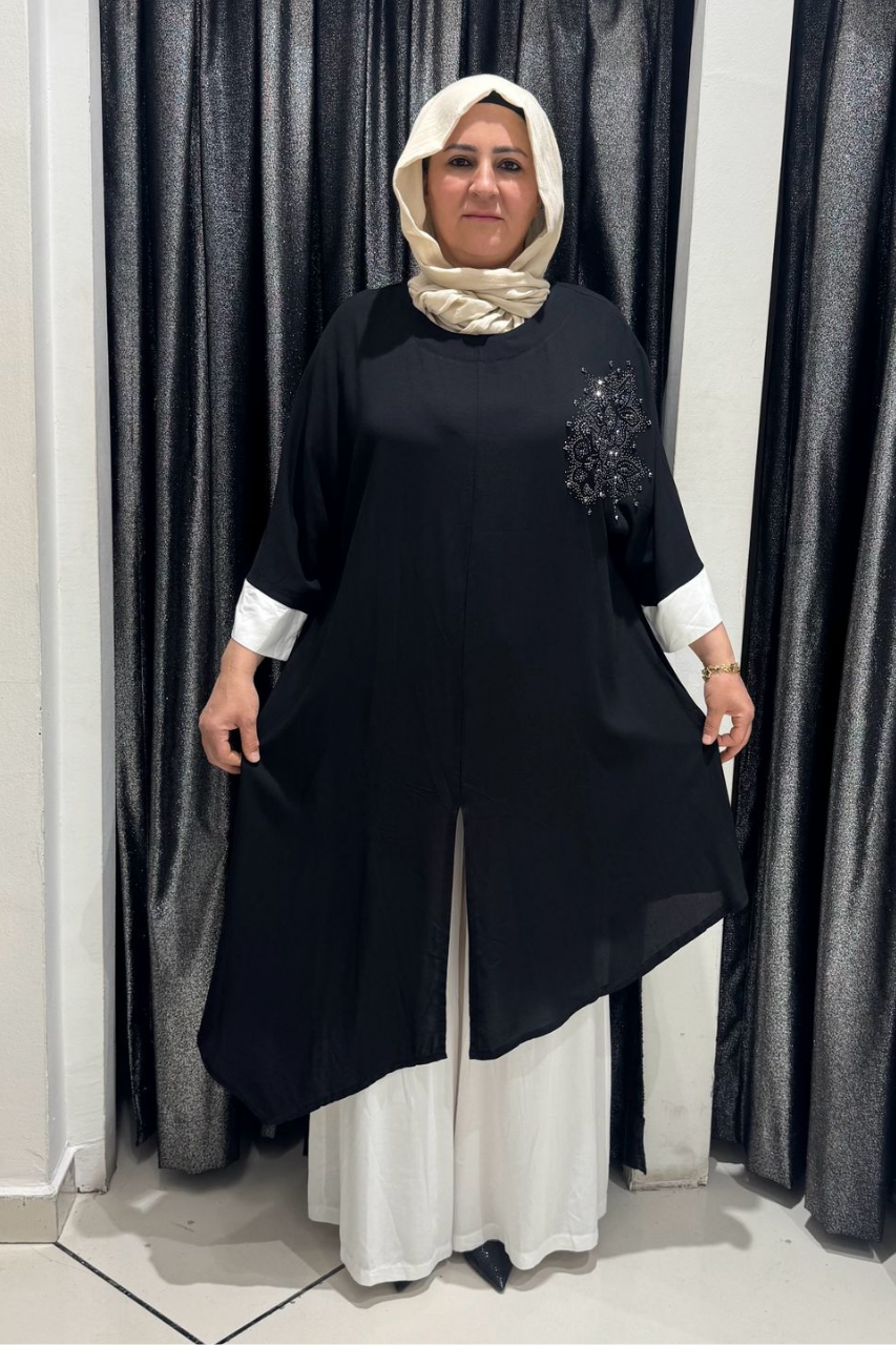 Selma Büyük Beden Rahat Kesim Altlı Üstlü Takım