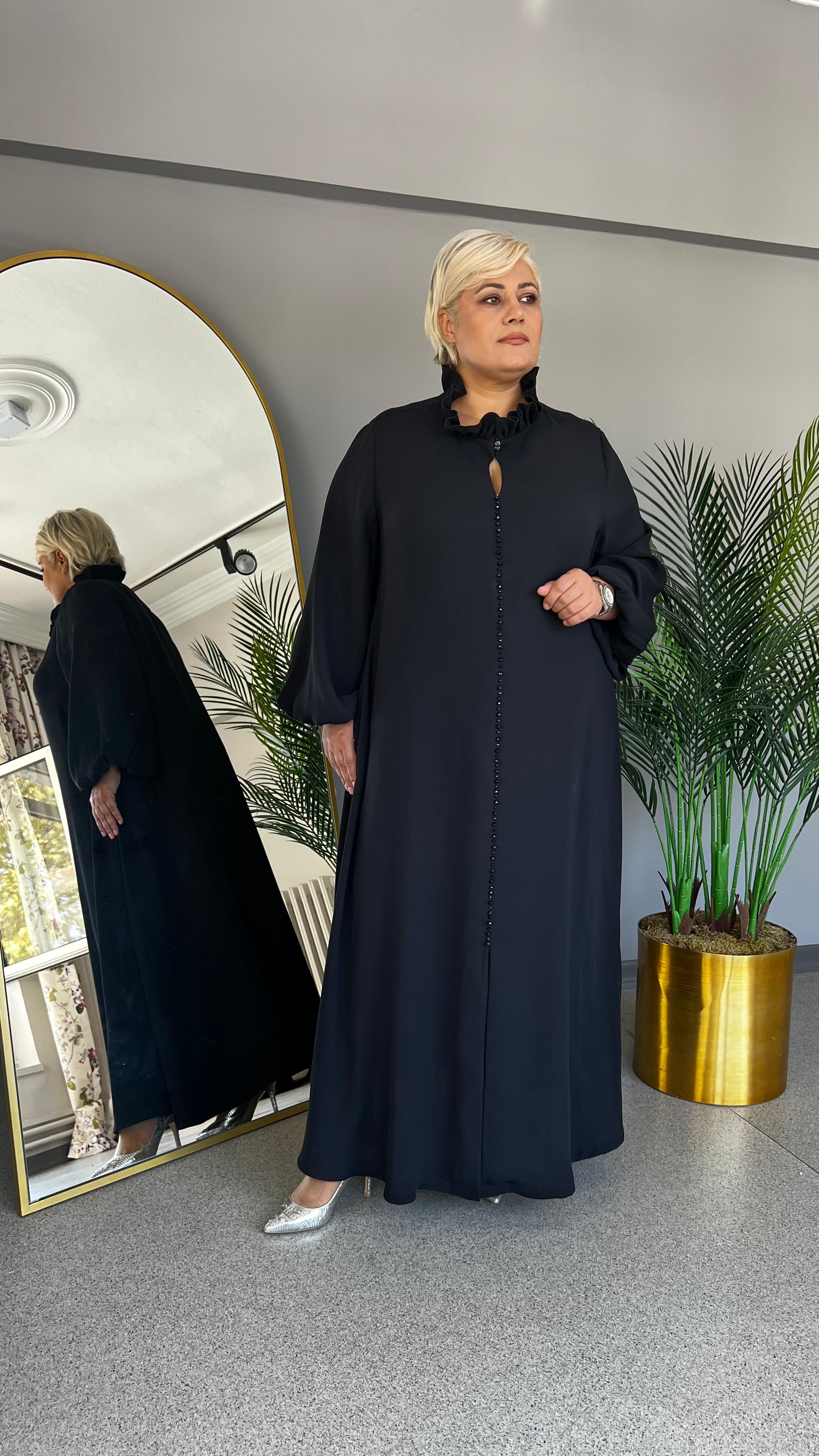 Selma Büyük Beden Şık Elbise