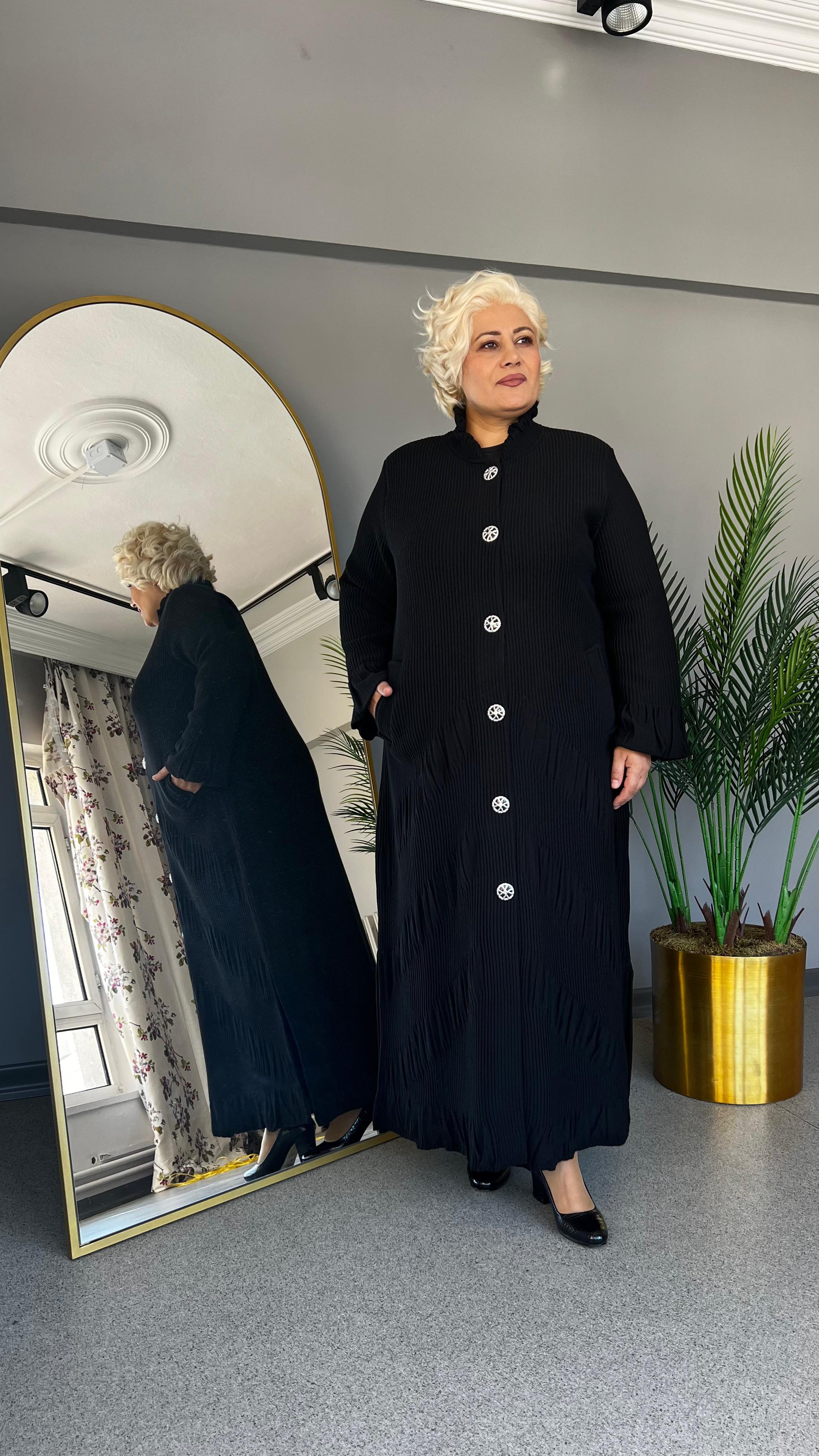 Selma Büyük Beden Triko Hırka