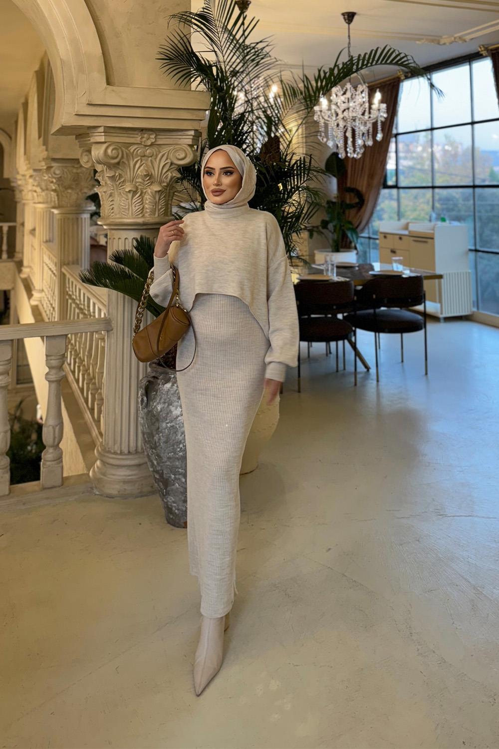 BOLERO TRİKO ELBİSE 