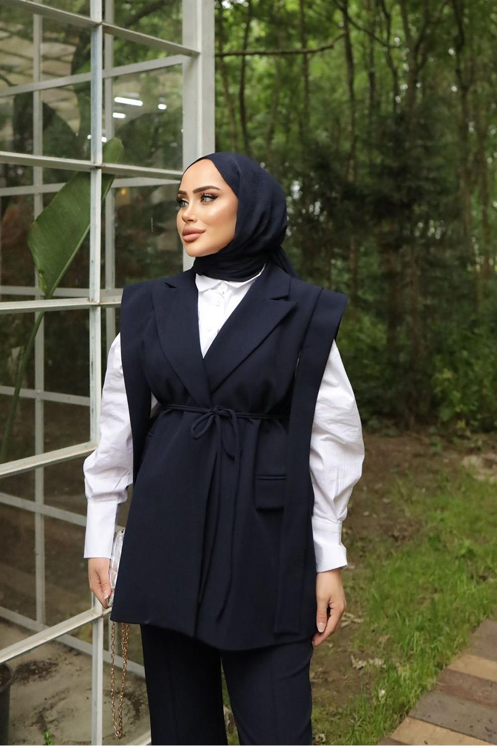 MUE YELEKLİ TAKIM LACİVERT