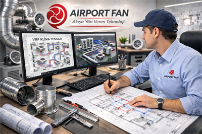 VRF KLİMA TESİSATI PROJELENDİRME & METRAJ ÇIKARTMA HİZMETİ  - AIRPORT - HİZMETLER