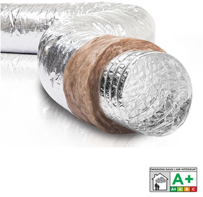 Ø102 MM AIR ISI İZOLELİ FLEXIBLE HAVA KANALI 