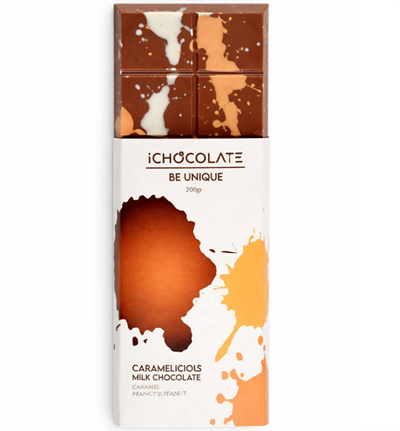 Caramelicious Milk Chocolate- Karamelli- Yer Fıstıklı