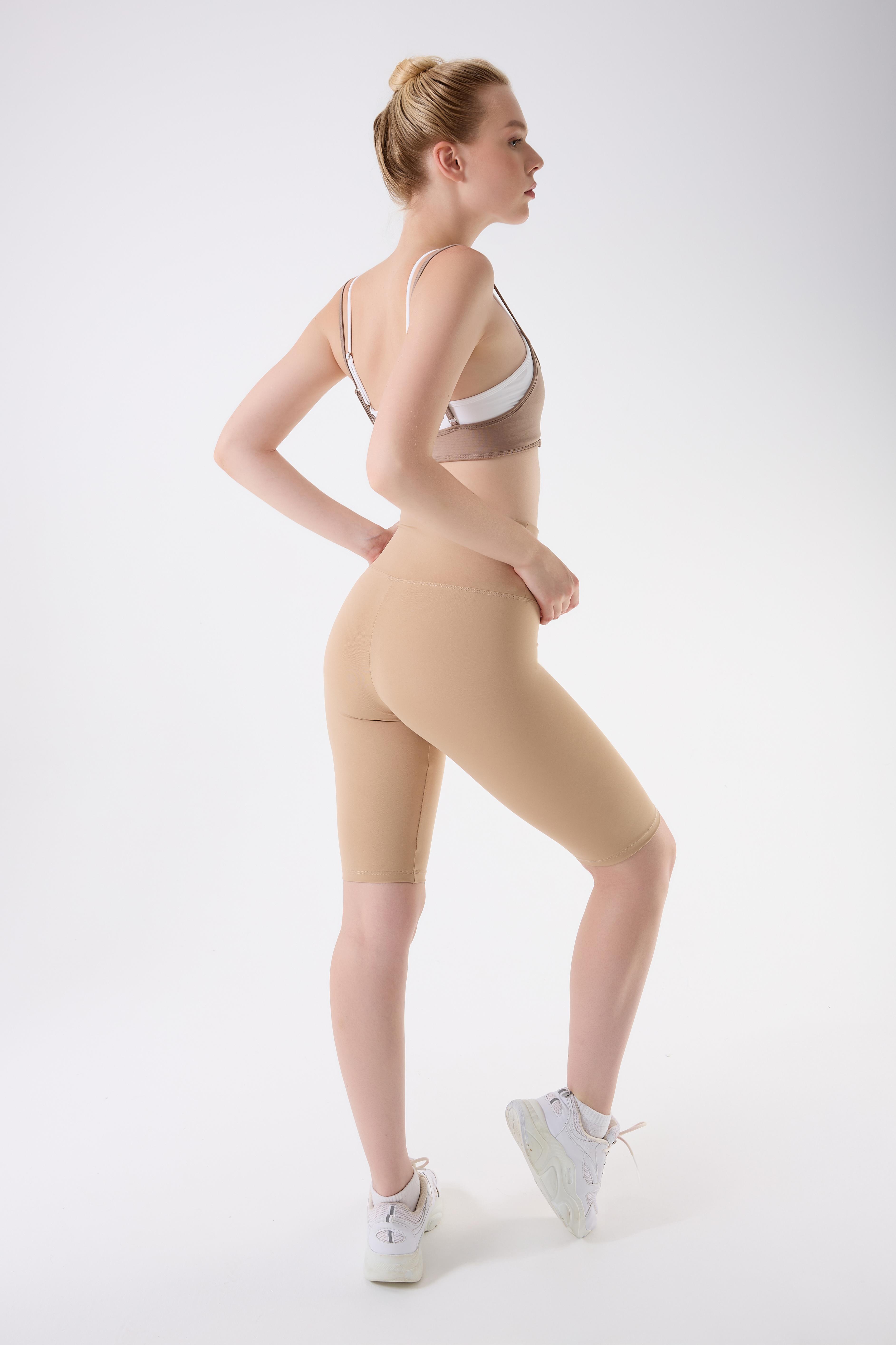 İmaj 705 Bej Renk Ekstra Yumuşak Dokulu,Toparlayıcı ve Esnek Etkili Normal Bel Tayt