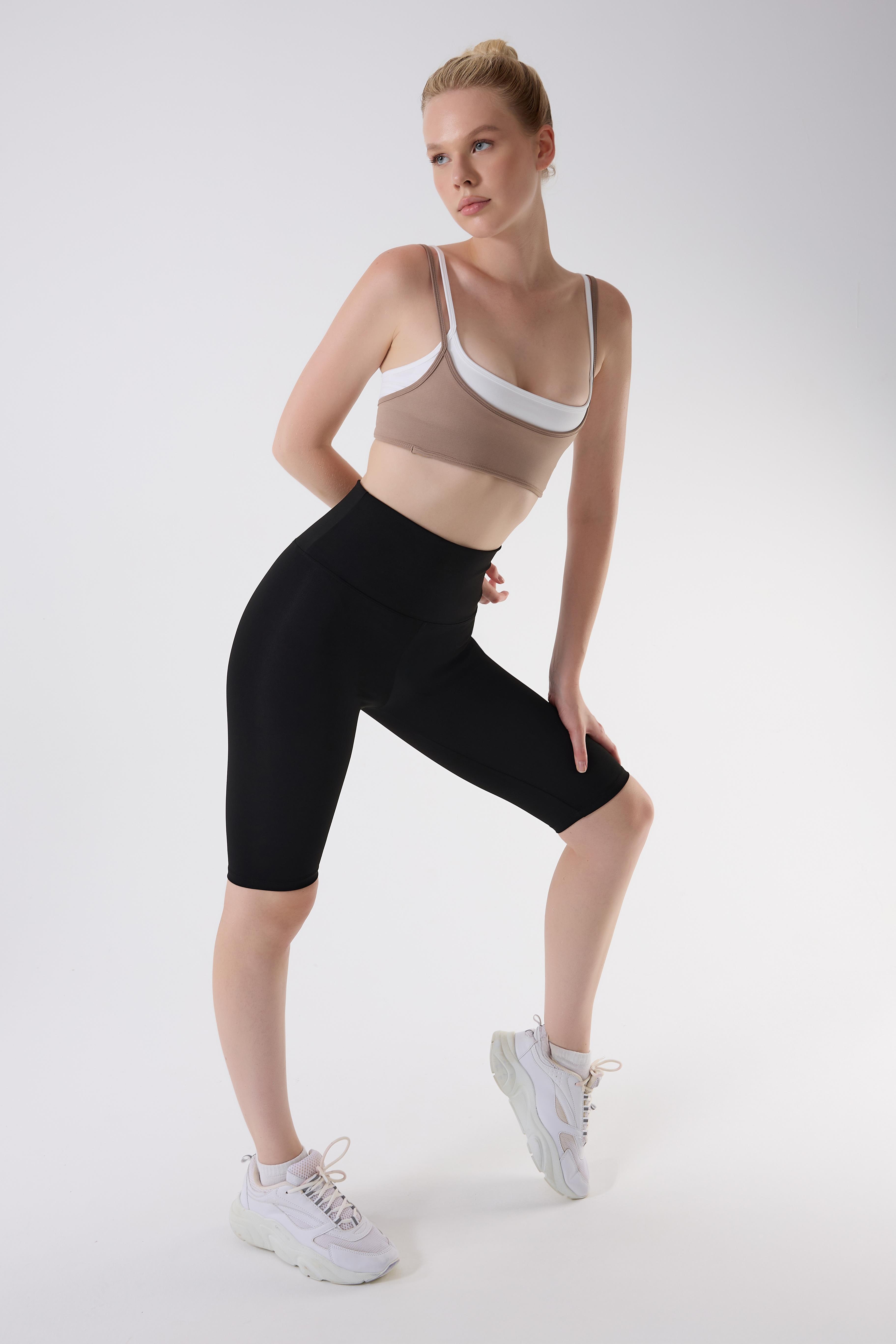 İmaj 705 Siyah Renk Ekstra Yumuşak Dokulu, Toparlayıcı ve Esnek Etkili Normal Bel Tayt