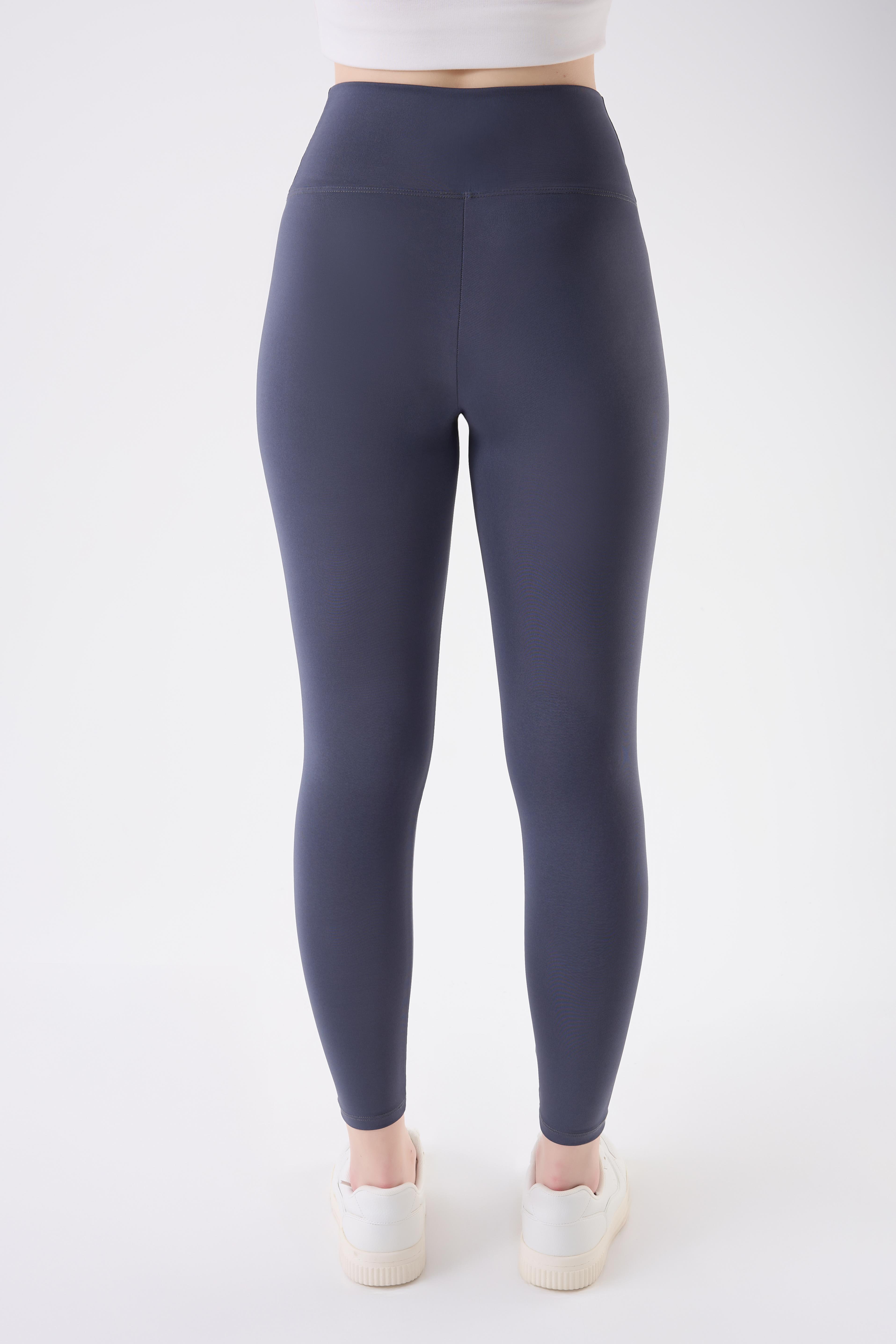 İmaj 490 Gri Renk Toparlayıcı ve Extra Esnek Etkili Yüksek Bel Tayt