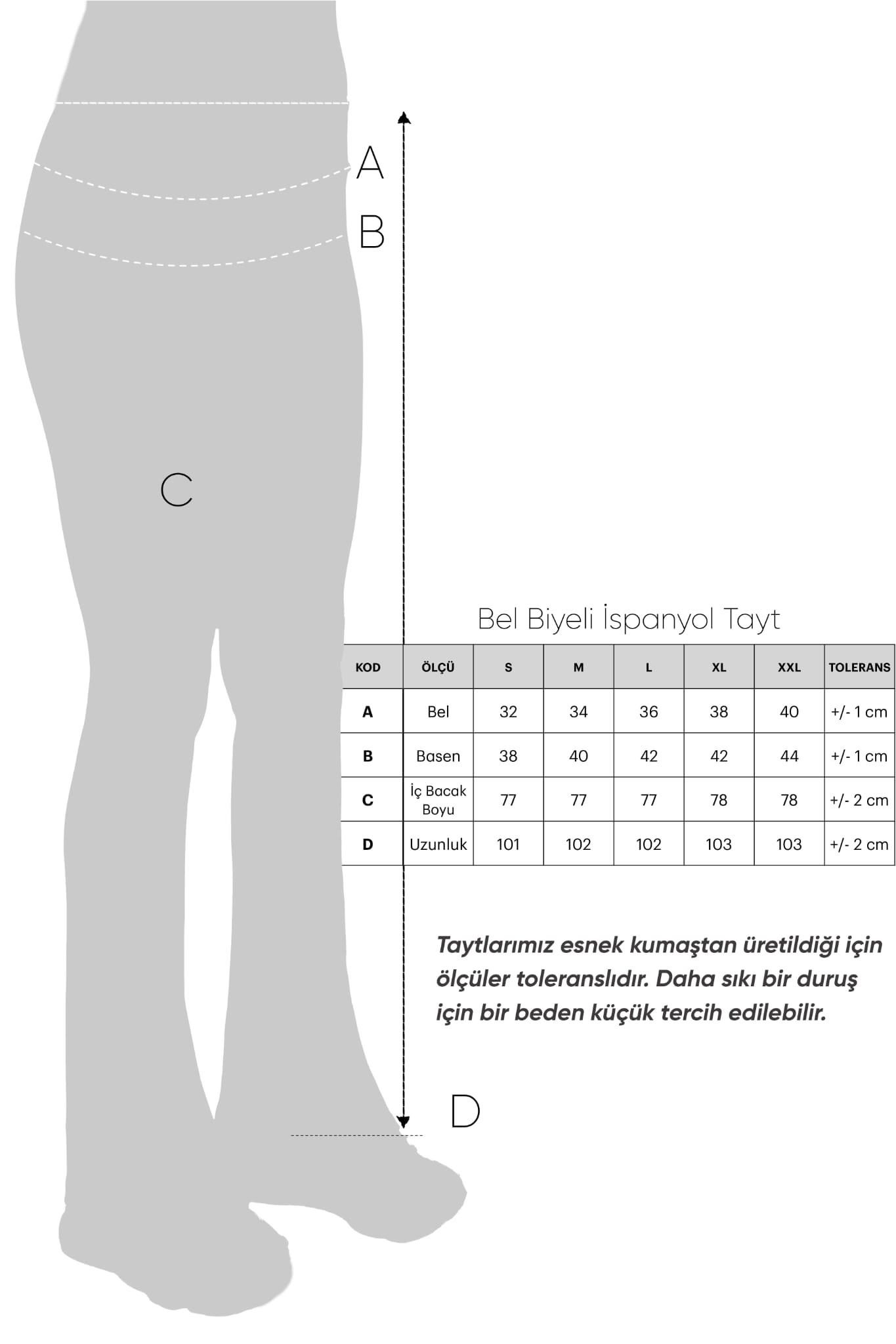 İmaj 486 Gri Renk Toparlayıcı ve Extra Esnek Etkili Normal Bel İspanyol Paça Tayt