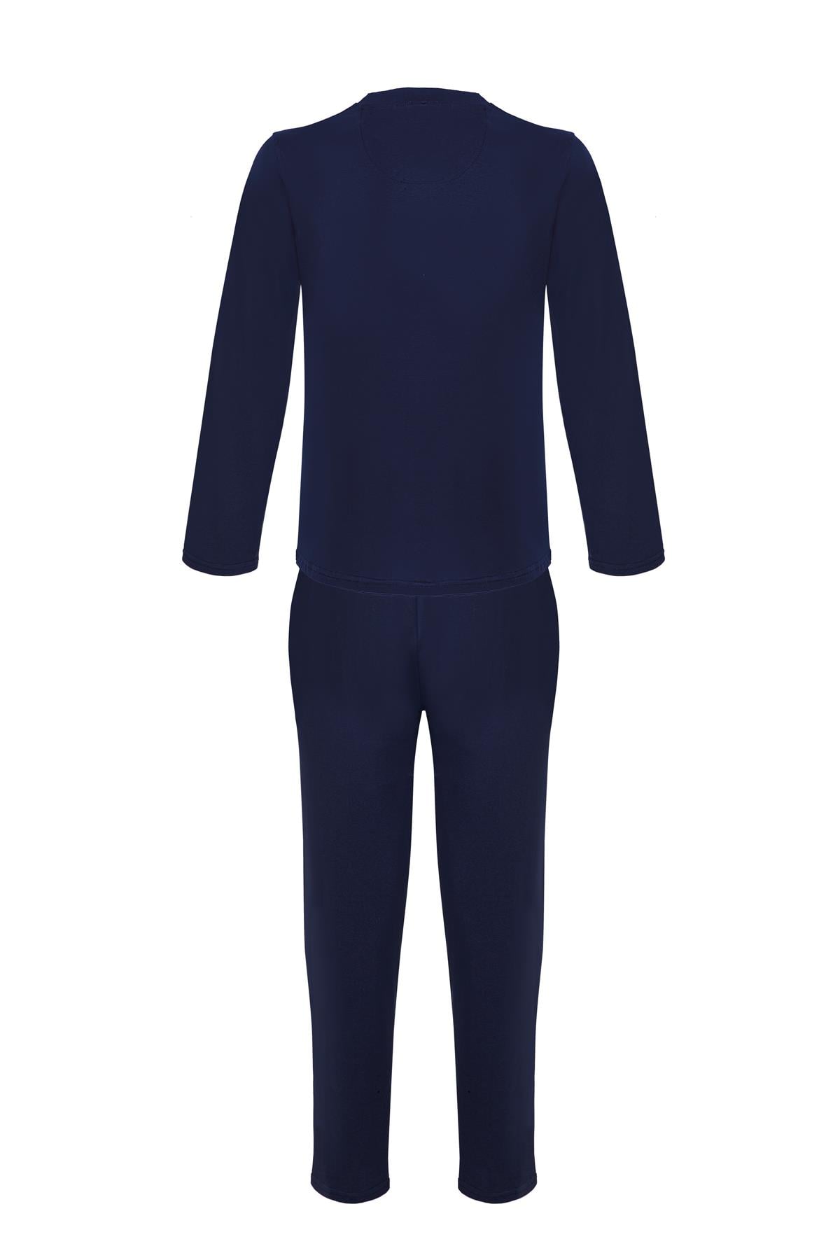 İmaj 8400 Lacivert Renk 4 lü Erkek Pijama Takımı