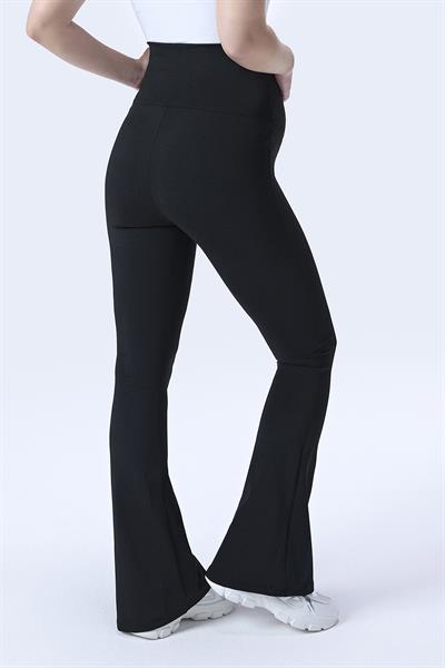 İmaj 716 Siyah Renk Extra Yumuşak Dokulu, Toparlayıcı ve  Esnek Etkili Yüksek Bel Hamile Tayt