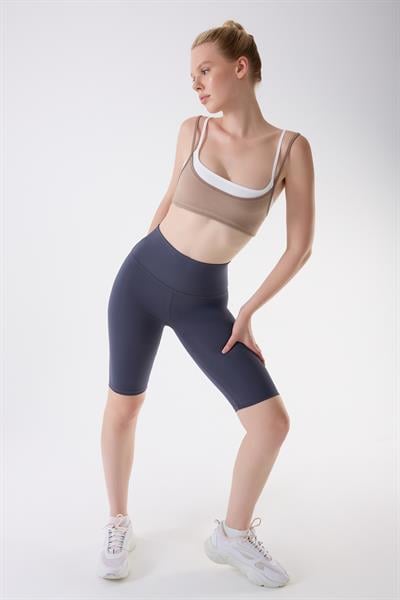 İmaj 705 Gri Renk Ekstra Yumuşak Dokulu, Toparlayıcı ve Esnek Etkili Normal Bel Tayt