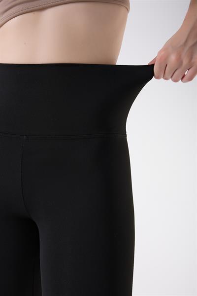 İmaj 705 Siyah Renk Ekstra Yumuşak Dokulu, Toparlayıcı ve Esnek Etkili Normal Bel Tayt