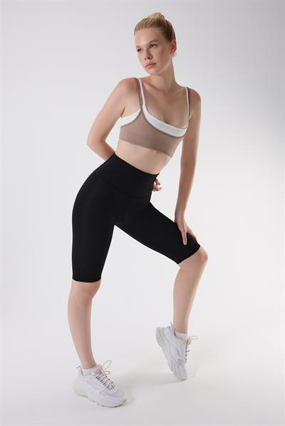 İmaj 705 Siyah Renk Ekstra Yumuşak Dokulu, Toparlayıcı ve Esnek Etkili Normal Bel Tayt