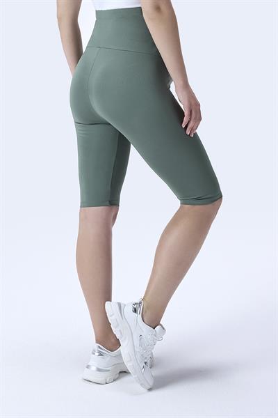 İmaj 349 Yeşil Renk Toparlayıcı ve Extra Esnek Etkili Yüksek Bel Hamile Tayt