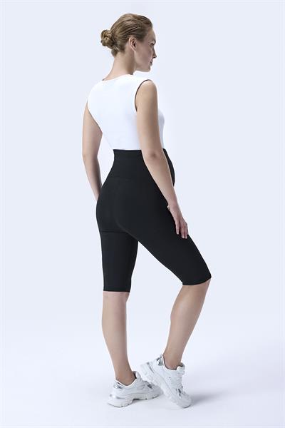 İmaj 349 Siyah Renk Toparlayıcı ve Extra Esnek Etkili Yüksek Bel Hamile Tayt