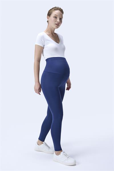 İmaj 344 Lacivert Renk Toparlayıcı ve Extra Esnek Etkili Yüksek Bel Hamile Tayt