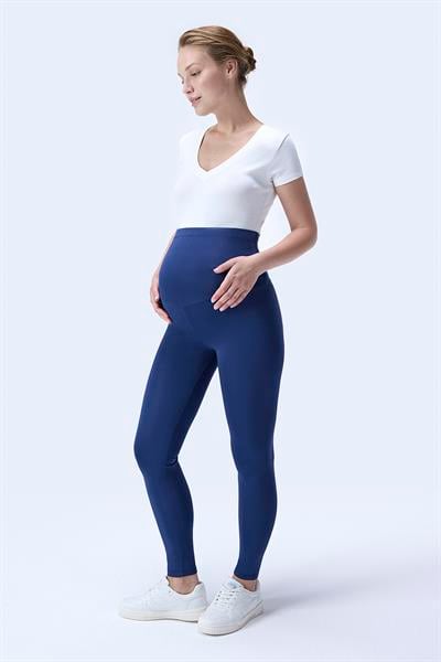 İmaj 344 Lacivert Renk Toparlayıcı ve Extra Esnek Etkili Yüksek Bel Hamile Tayt