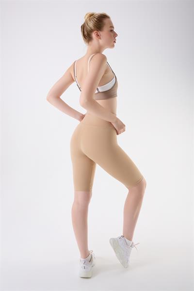 İmaj 425 Bej Renk Toparlayıcı ve Extra Esnek Etkili Yüksek Bel Tayt