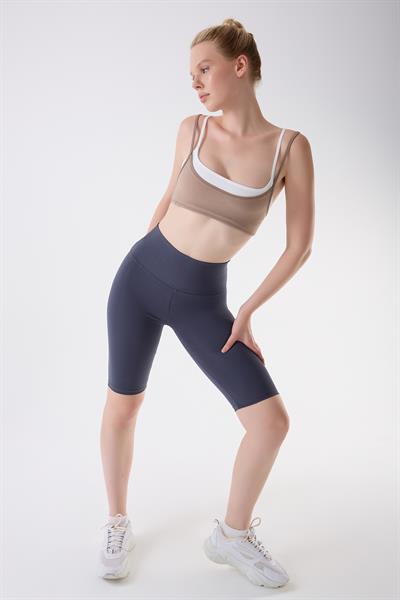 İmaj 425 Gri Renk Toparlayıcı ve Extra Esnek Etkili Yüksek  Bel Tayt