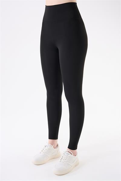 İmaj 490 Siyah Renk Toparlayıcı ve Extra Esnek Etkili Yüksek Bel Tayt