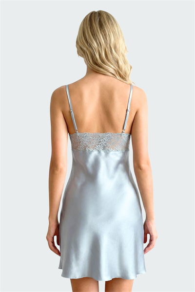 İmaj 250 Mist Renk Saten Askılı Gecelik