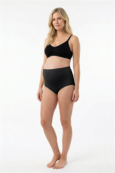 İmaj 287 Siyah Renk Seamless Dikişsiz Yumuşak Doku ve Ektra Esnek Hamile Külodu