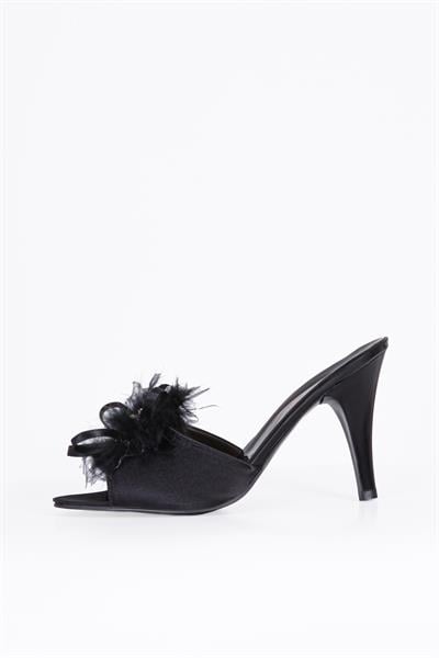 İmaj 6920 Siyah Renk İnce Topuklu 