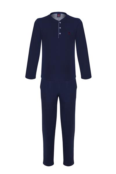 İmaj 8400 Lacivert Renk 4 lü Erkek Pijama Takımı
