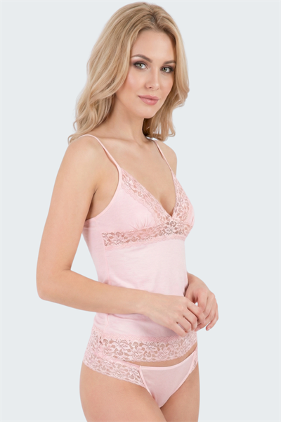 Luw 8680 Pudra Renk 2li Atlet Dantelli Takım