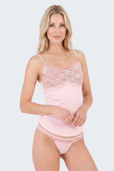 Luw 8700 Pudra Renk 2li Atlet Dantelli Takım