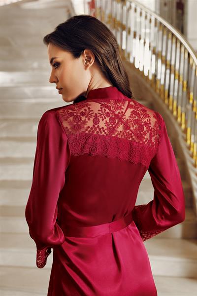 İmaj T20 Bordo Renk Saten 6lı Çeyiz Seti