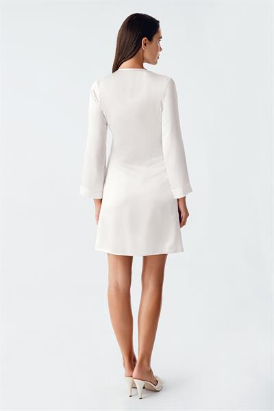 İmaj 4010 Ekru Renk Saten 6lı Çeyiz Seti