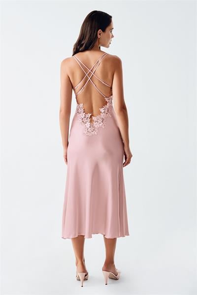 İmaj 4000 Pudra Renk Saten 6lı Çeyiz Seti