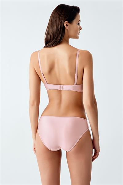 Luw 6125 Pudra Renk Boş Kap Sütyen Külot 2li Takım