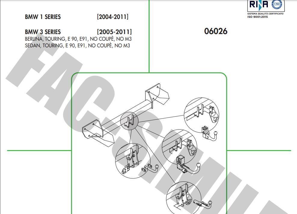 BMW 1 SERİSİ - 3 SERİSİ DİKEY SÖKTAK