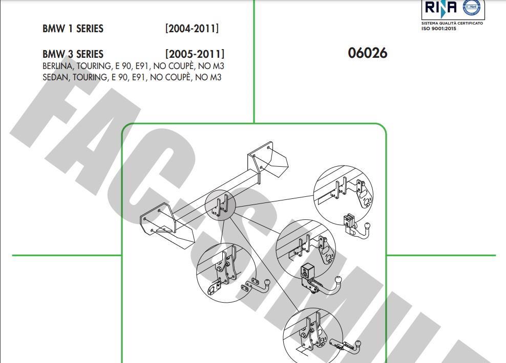 BMW 1 SERİSİ - 3 SERİSİ YATAY SÖKTAK