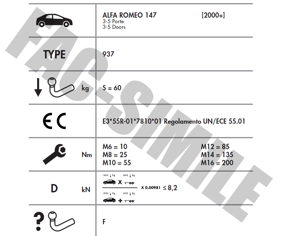 ALFA ROMEO 147  