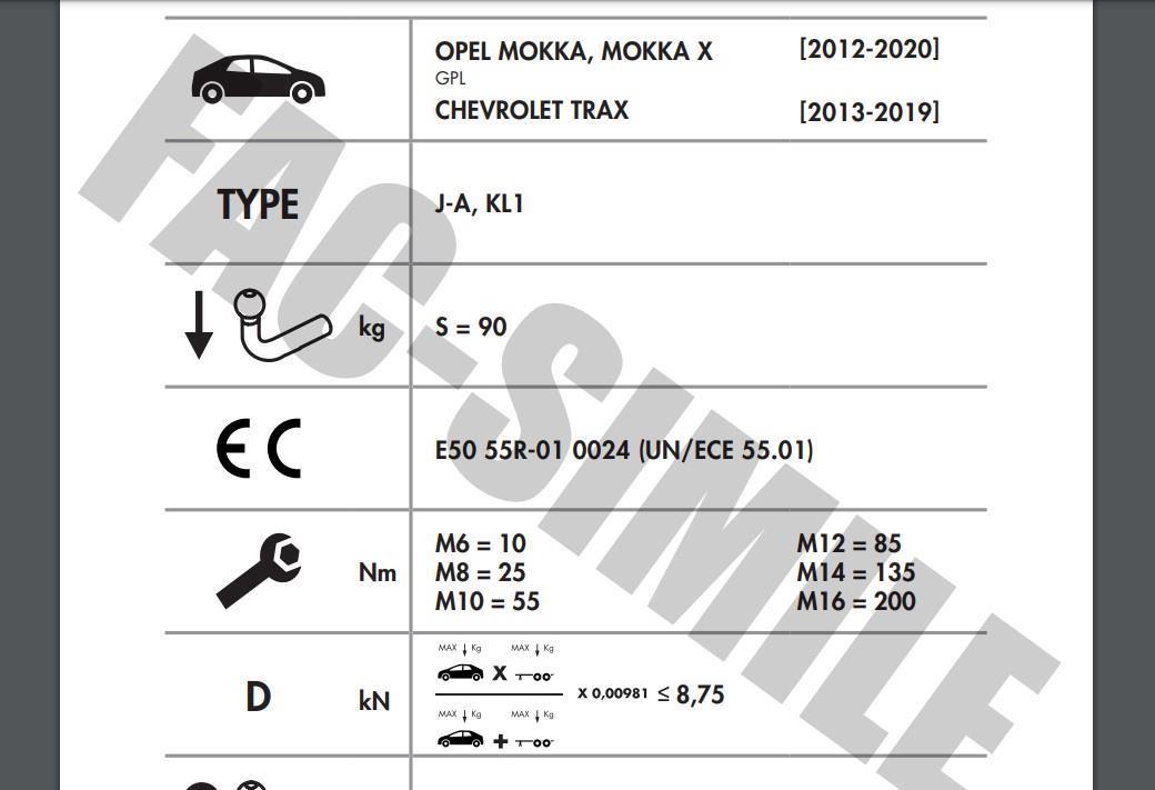 DİKEY SÖKTAK OPEL MOKKA - CORSA - PEUGEOT 2008 - 208 - CİTROEN DS3