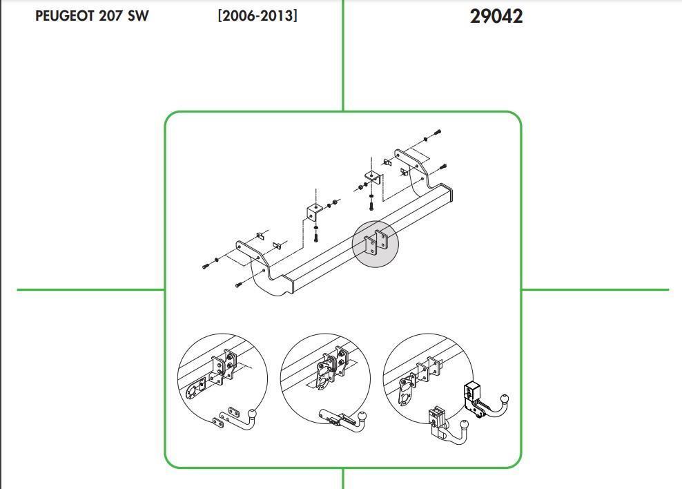DİKEY SÖKTAK PEUGEOT 207