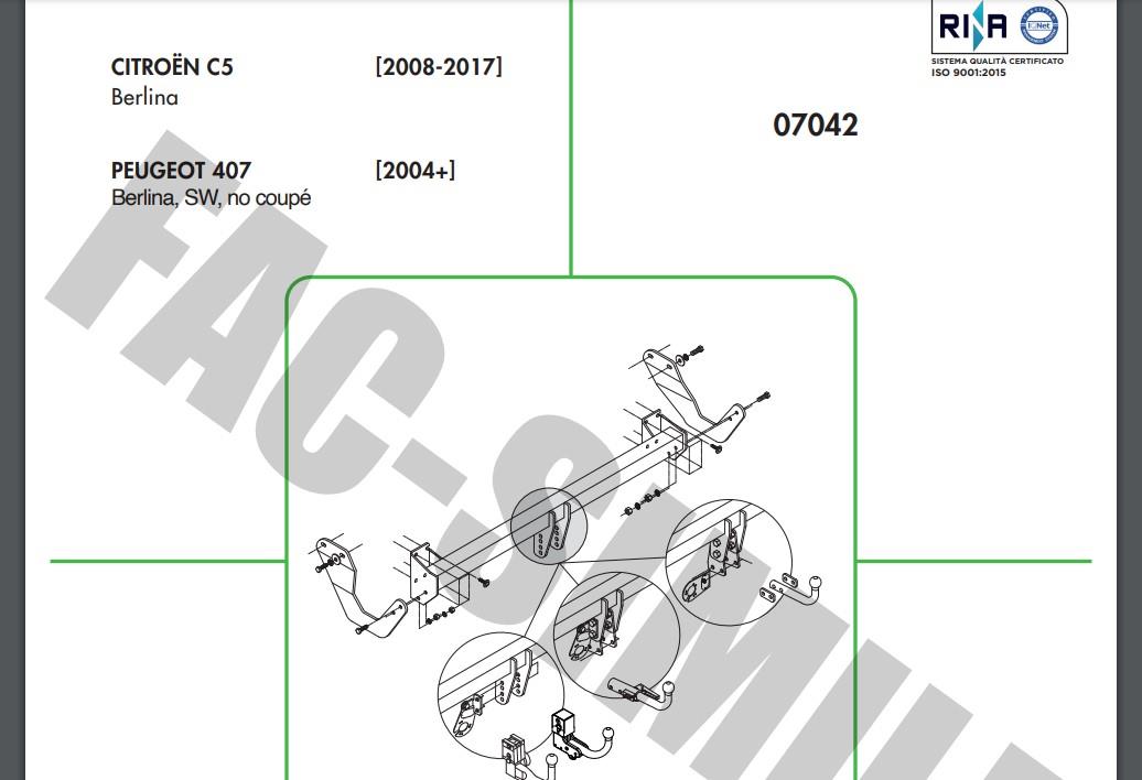 CİTROEN C5 - PEUGEOT 407