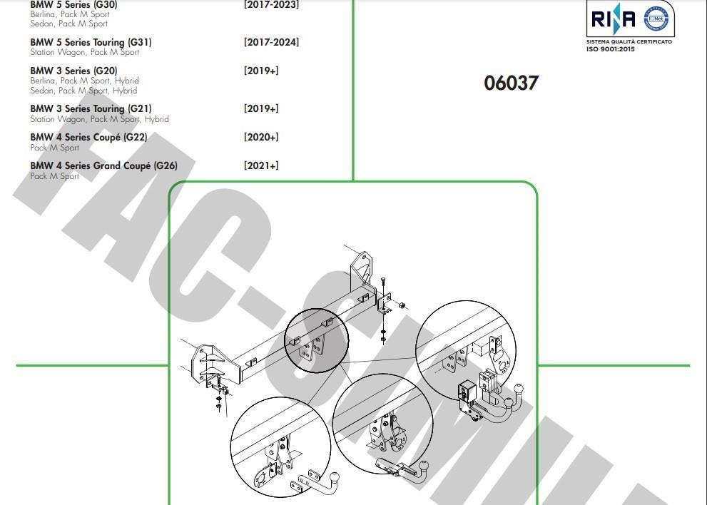 Dikey Sök-Tak Gizli Model BMW 3 SERİSİ - 4 SERİSİ - 5 SERİSİ
