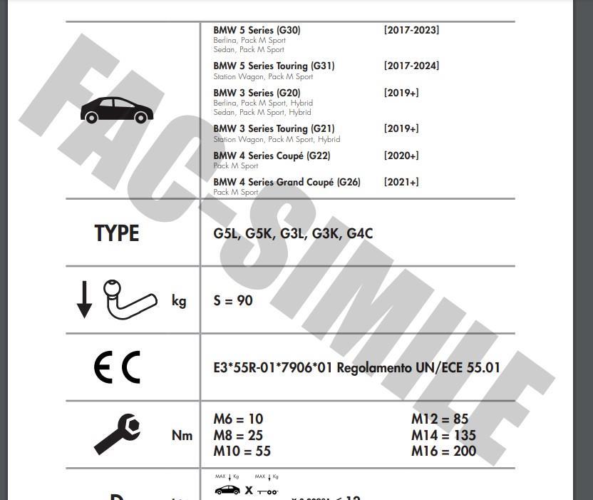 YATAY SÖKTAK BMW 3 SERİSİ - 4 SERİSİ - 5 SERİSİ