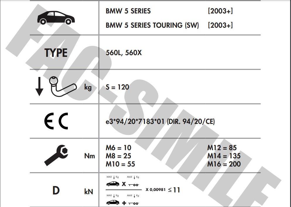 YATAY SÖKTAK BMW 5 SERİSİ